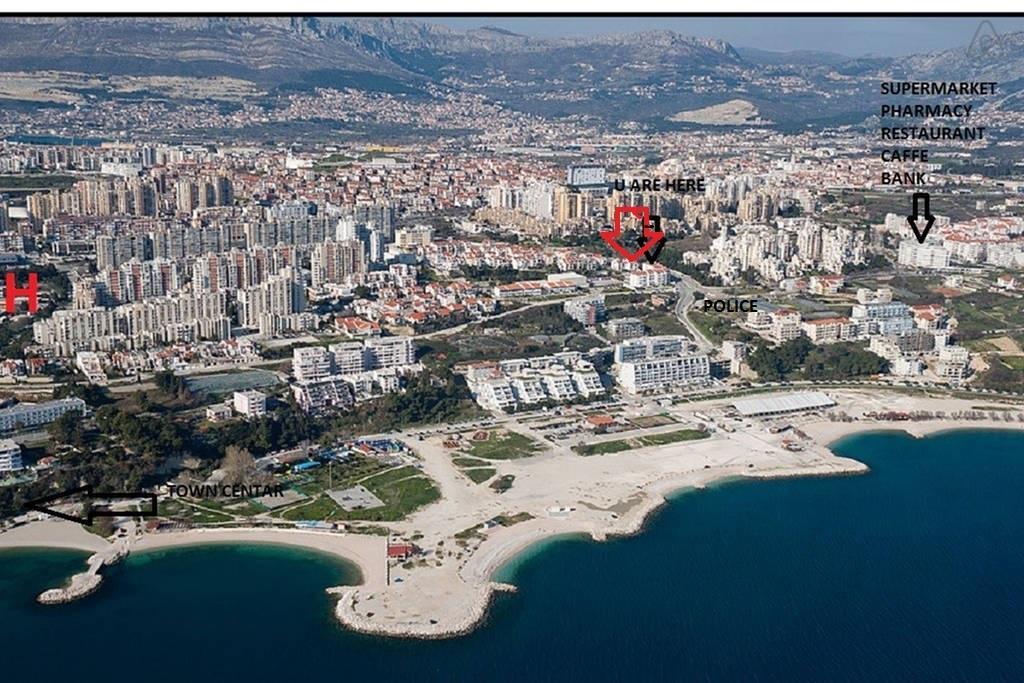 Lusea Apartments Split Kültér fotó